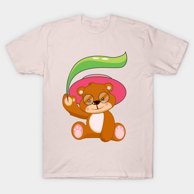 Cute Bear T-Shirt by jameshtate